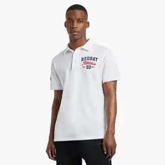 Sportscene Redbat athletics men's white golfer offer