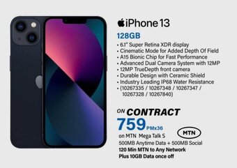 Incredible Connection iPhone 13 128GB offer