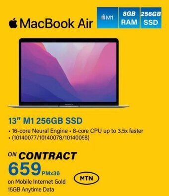 Incredible Connection Macbook Air 13" M1 256GB SSD offer
