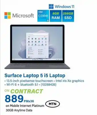 Incredible Connection Surface Laptop 5 i5 Laptop offer