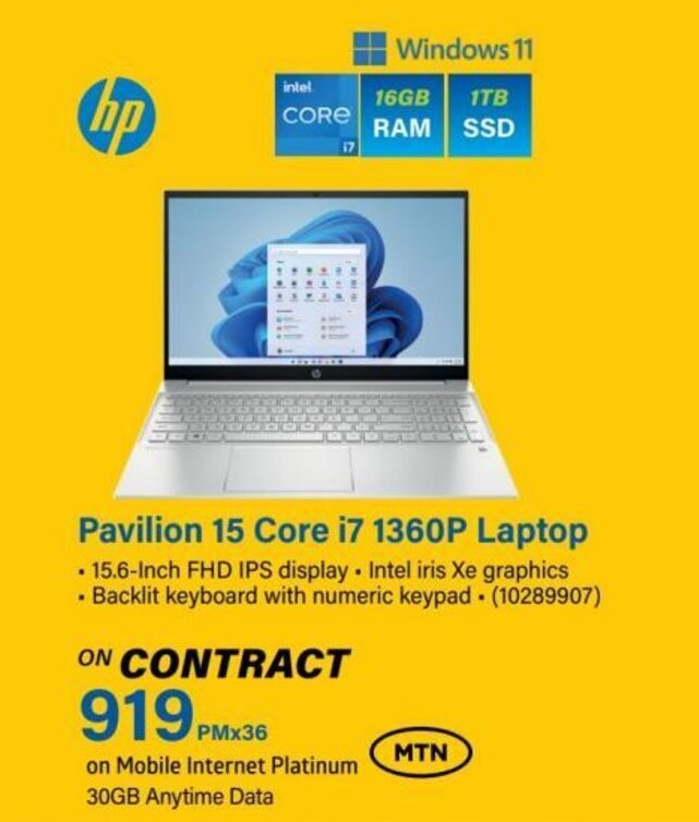 Pavilion 15 Core i7 1360P Laptop offer at Incredible Connection