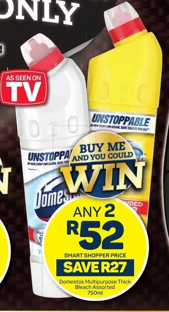 Pick n Pay Domestos Multipurpose Thick Bleach Assorted 750ml offer