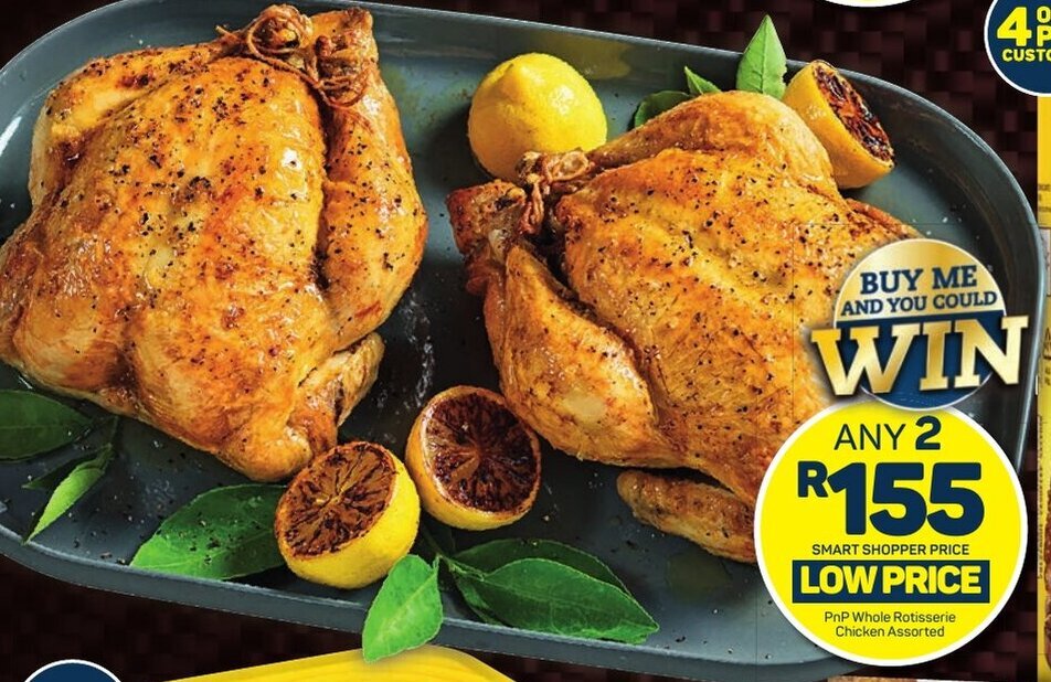 PnP Whole Rotisserie Chicken Assorted offer at Pick n Pay