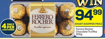 Pick n Pay Ferrero Rocher Chocolate Truffles 200g offer