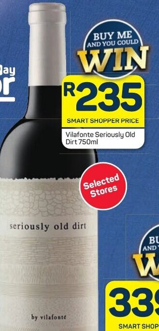 Pick n Pay Vilafonte Seriously Old Dirt 750ml offer