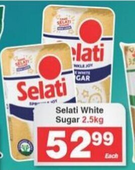 Selati White Sugar 2.5kg