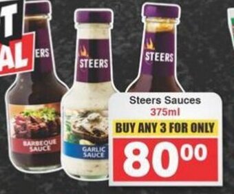 Frontline Steers Sauces 375ml offer