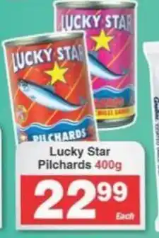 Frontline Lucky Star Pilchards 400g offer