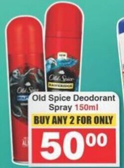 Frontline Old Spice Deodorant Spray 150ml offer