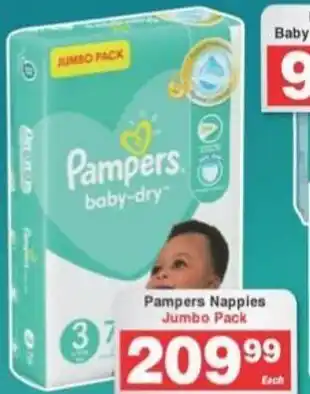 Frontline Pampers Nappies Jumbo Pack offer