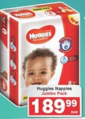 Huggies Nappies Jumbo Pack