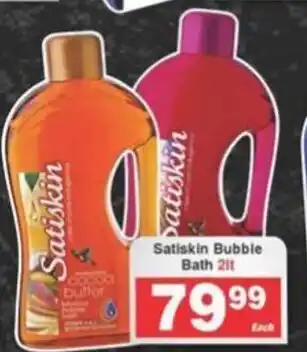 Satiskin Bubble Bath 21t