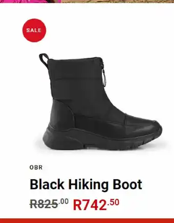 Truworths Black hiking boot offer