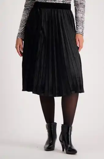 Iris pleated skirt