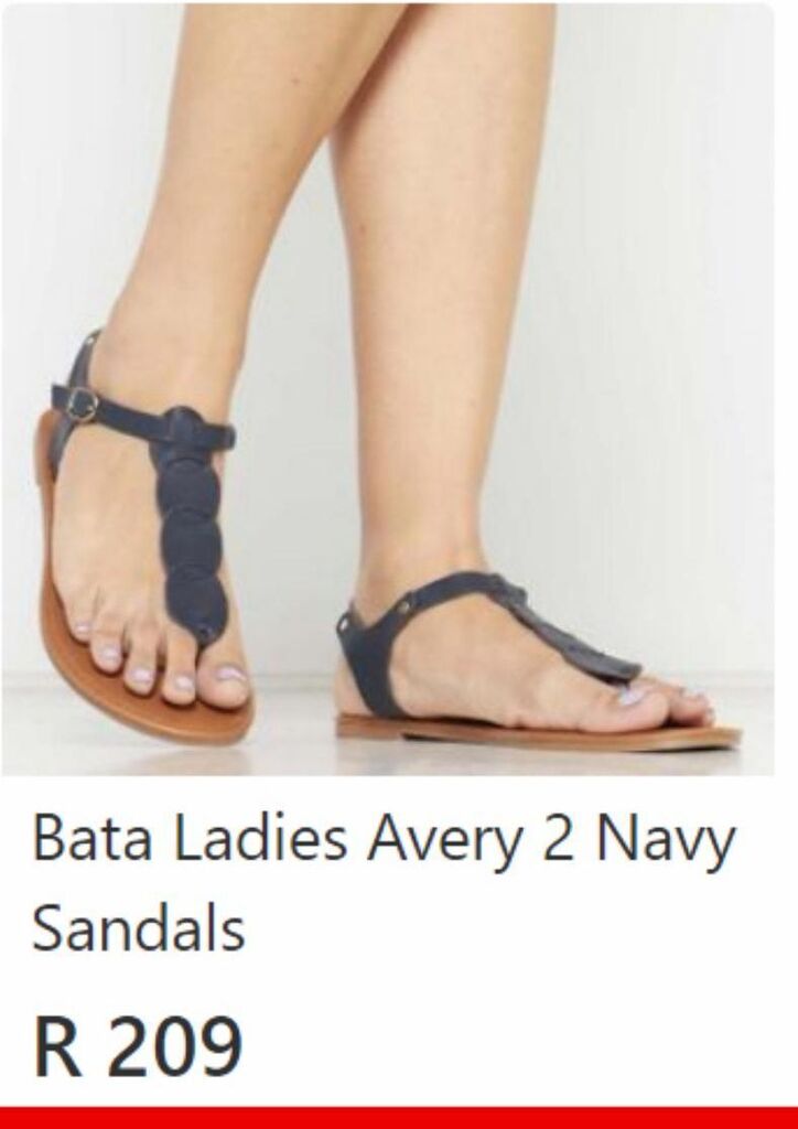 Bata ladies avery 2 navy offer at Bata