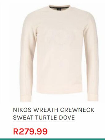 Nikos wreath crewneck sweat turtle dove