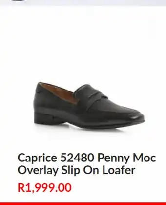 Caprice 52480 penny moc overlay slip on loafer