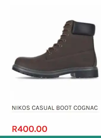 Nikos casual boot cognac