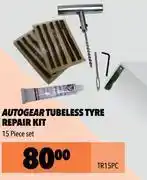 Midas Autogear tubeless tyre repair kit 15 piece set tr15pc offer
