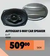 Midas Autogear 5 way car speaker 6 x 9 400w sk04 offer