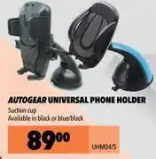 Autogear universal phone holder uhm04/5