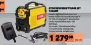 Midas Ryobi inverter welder set 120 amp hiw-120 offer