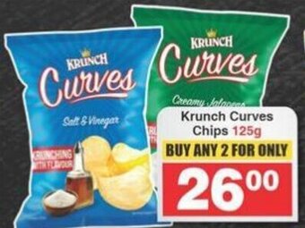 Krunch Curves Chips 125g