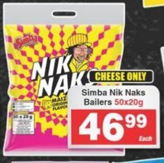 Frontline Simba Nik Naks Bailers 50x20g offer