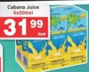 Frontline Cabana Juice 6x200ml offer