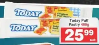 Frontline Today Puff Pastry 400g offer