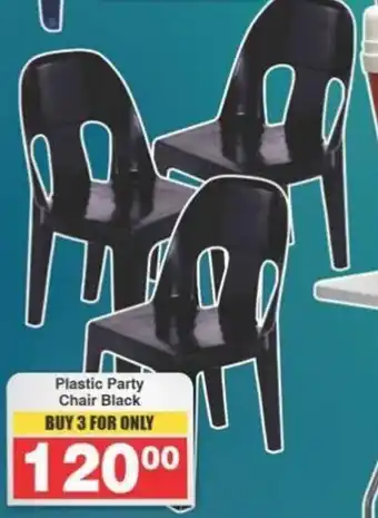 Frontline Plastic Party Chair Black offer