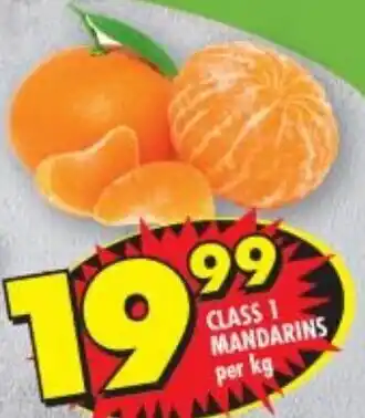 CLASS 1 MANDARINS per kg