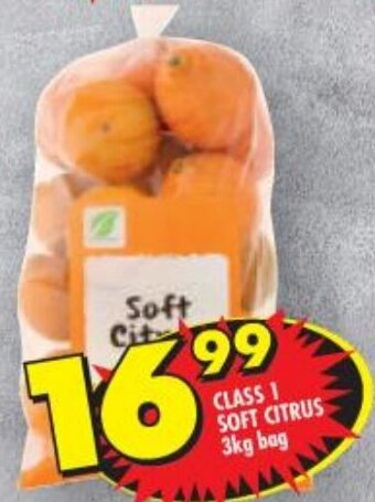 Shoprite CLASS 1 SOFT CITRUS 3kg bag offer