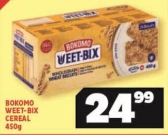 Usave BOKOMO WEET-BIX CEREAL 450g offer