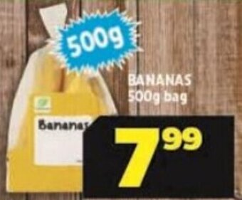 Usave BANANAS 500g bag offer