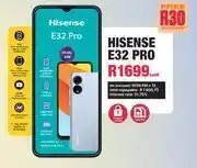 MRP Hisense e32 pro offer
