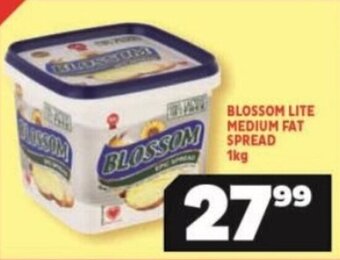 Usave BLOSSOM LITE MEDIUM FAT SPREAD 1kg offer