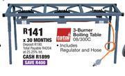 OK Furniture Totai 3 burner boiling table 08/300c offer