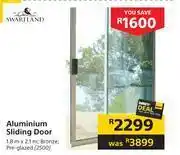 Builders Warehouse Swartland aluminium sliding door-1.8m x 2.1m offer