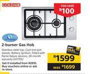 Builders Warehouse Goldair 2 burner gas hob offer