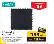Builders Warehouse Multi flor interlocking pvc tiles-per sqm offer