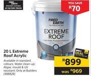Builders Warehouse Fired earth extreme roof acrylic-20l offer