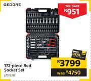 Builders Warehouse Gedore 172 piece red socket set offer