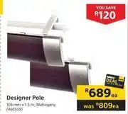 Builders Warehouse Designer pole-105mm x 1.5m each offer