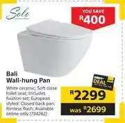 Builders Warehouse Solo bali wall hung pan offer