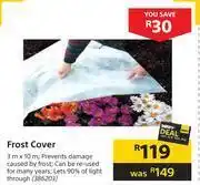 Builders Warehouse Frost cover 3m x 10m offer