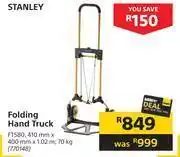 Builders Warehouse Stanley folding hand truck offer