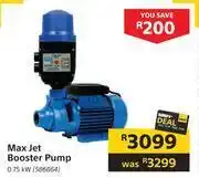 Builders Warehouse Max jet booster pump 0.75kw offer