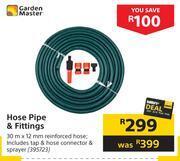 Builders Warehouse Garden master hose pipe & fittings offer