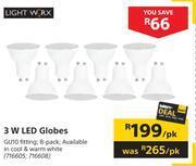 Builders Warehouse Lightworx 3w led globes-per pack offer